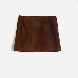 Alexa Chung for Madewell Suede Mini Skirt 2